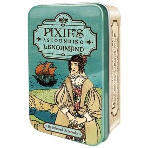 Гадальные карты U. S. Games Systems Оракул Pixie’s Astounding Lenormand in Tin, 36 карт, 210