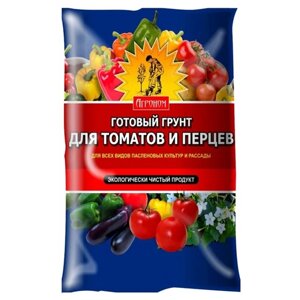 Грунт Сам Себе Агроном для томатов и перцев, 5 л, 2.5 кг