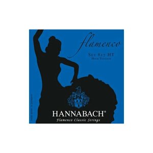 Hannabach 827HT Blue FLAMENCO Комплект струн для классической гитары желтый нейлон/посеребренные