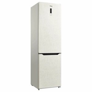 Холодильник Korting KNFC 62017, бежевый