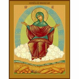 Храмовая икона Богоматерь Спорительница хлебов, арт ДМИХ-015