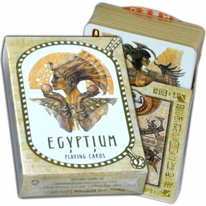 Игральные карты Egyptium 54 штуки / Дизайнерская колода Боги Египта / Покерные карты бумажные / Egyptium playing cards