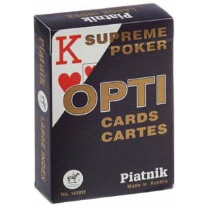 Игральные карты "Опти Покер" 55 листов синие . Австрия