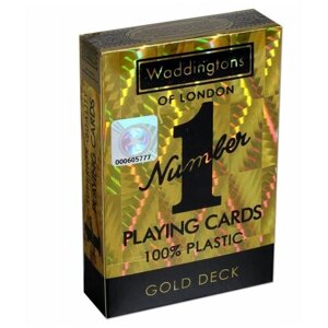 Игральные карты WINNING Moves Waddingtons No. 1 цвет золото.