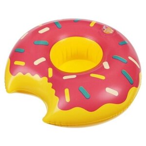 Игрушка надувная-подставка «Пончик», 20 см, цвет микс