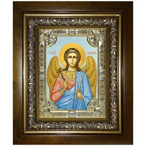 Икона Ангел Хранитель, 18х24 см, в окладе и киоте