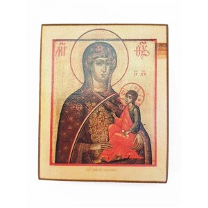 Икона "Богородица Молченская", размер иконы - 15x18