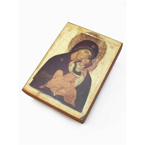Икона "Богородица. Умиление"Виталий Миланский"Богородица. Умиление", размер иконы - 60х80