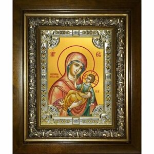 Икона Божьей Матери Муромская, 18x24 см, со стразами, в деревянном киоте, арт вк-5238