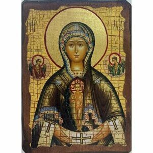 Икона Божией Матери В родах помощница 13 х 17,5 см, арт IDR-959