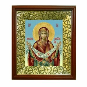 Икона Божья Матерь Покров (21*24 см), арт СТ-03057-2