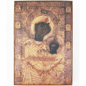Икона Иверская Божья Матерь (копия старинной), арт STO-400