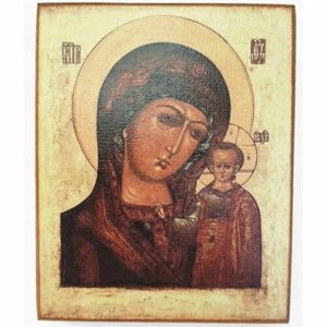Икона Казанская Божья Матерь (копия старинной), арт STO-904
