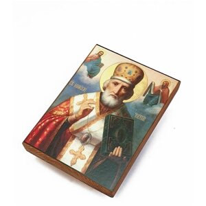 Икона "Николай чудотворец", размер иконы - 15x18