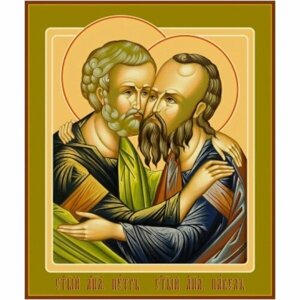 Икона Петр и Павел Апостолы, арт MSM-4408-2