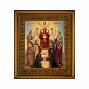 Икона Похвала Пресвятой Богородицы (21*24 см), арт СТ-07006-3