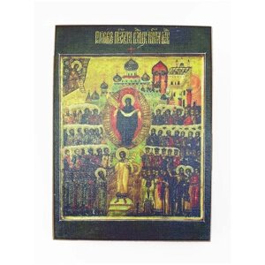 Икона "Покров Пресвятой Богородицы", размер - 15x18