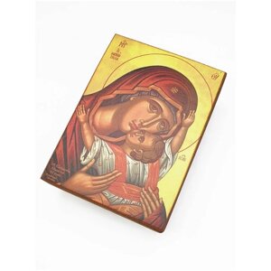 Икона "Пресвятая Богородица Кардиотисса", размер иконы - 15x18