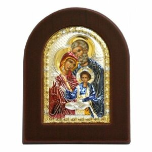 Икона Святое Семейство в серебряном окладе, арт ДВ-019