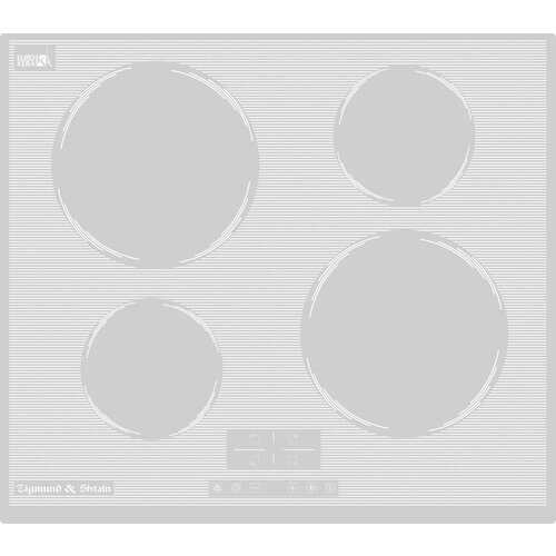 Индукционная варочная панель Zigmund & Shtain CI 32.6 W, цвет панели белый, цвет рамки белый