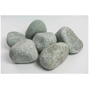 Камень Жадеит шлифованный, 10 кг, для бани и сауны, идеально гладкий, прочный, устойчивый к перепадам температур, хорошо отдает тепло, без примесей и