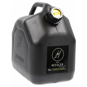 Канистра ГСМ Kessler premium, 10 л, пластиковая, чёрная