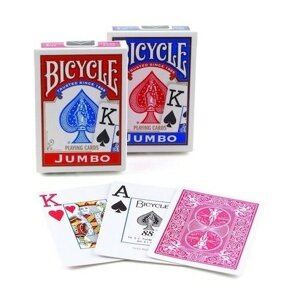 Карты "Bicycle Rider Back Jumbo Index 2-pack red/blue