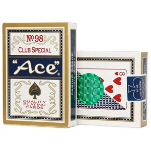 Карты для покера Ace Premium Club Special № 98 синяя рубашка