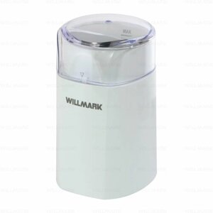 Кофемолка WILLMARK WCG-215 (180Вт, 60г, прозрачная крышка, ротационный нож)