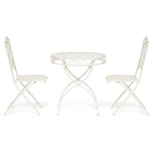 Комплект мебели Secret de Maison Palladio (стол, 2 стула), белый антик