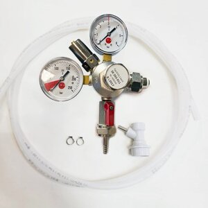 Комплект с редуктором для подачи газа / карбонизации в кег Ball Lock