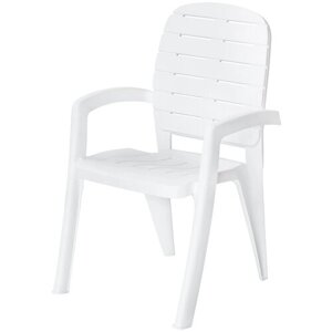 Кресло дачное элластик-пласт Прованс, белый Арт. ЭП 762884бл