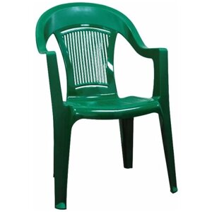 Кресло пластиковое Фламинго арт. ФЛ-МТ008 (темно-зеленое)