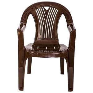 Кресло пластиковое Стандарт Пластик Салют 84 x 66 x 60 см шоколадное