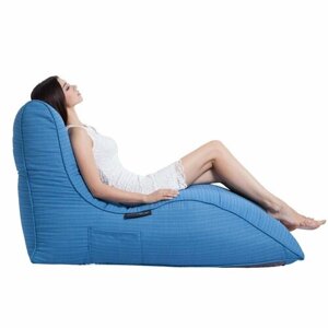 Кресло-шезлонг для дачи Avatar Sofa - Oceana (голубой, оксфорд) - садовая уличная мебель для террасы, веранды, беседки, балкона