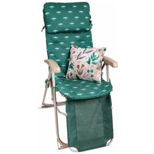 Кресло-шезлонг матрас + подушка HHK6/G темно-зеленый