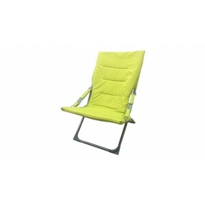 Кресло складное Ирис арт. WR1428 (4 шт в упаковке (каркас серый, ткань салатовая