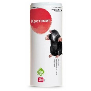 Кротомет Avgust Август экологически безопасный гранулированный препарат для отпугивания кротов, 400 г