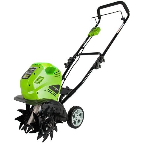 Культиватор аккумуляторный Greenworks G-MAX 40V G40TLK4 (комплект с АКБ 4 А. ч. и ЗУ), 40 В, 4Ам/ч, с АКБ и ЗУ