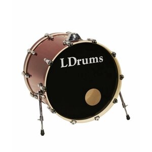 LDrums 5001012-2016 Бас-барабан 20" x 16", красный