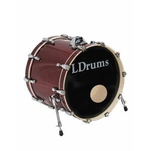 LDrums 5001012-2218 Бас-барабан 22" x 18", красный