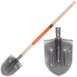 Лопата штыковая, рельсовая сталь, 1.8 мм, черенок деревянный, СП