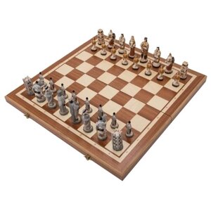 Madon Шахматы Англия коричневый игровая доска в комплекте