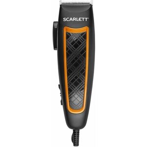 Машинка для стрижки Scarlett SC-HC63C18 Black/Orange, черный