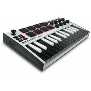 MIDI-клавиатура AKAI MPK mini 3 белый
