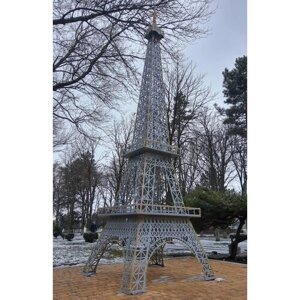 Миниатюрная металлическая копия "Эйфелевая Башня" для дома, дачи, сада