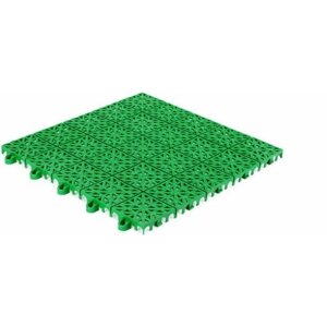 Модульное пластиковое покрытие 33 х 33 х 0,9 см, зеленый 1469559 (по 1шт) .