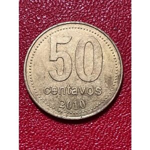 Монета Аргентина 50 Сентаво 2010 год #4-3