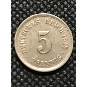 Монета Германия 5 пфеннигов 1915 год 2-2