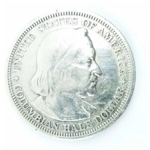 Монета памятная пол-доллара Колумба США